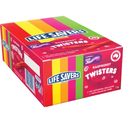 Life Savers Fabulicious Raspberry Twisters 1kg