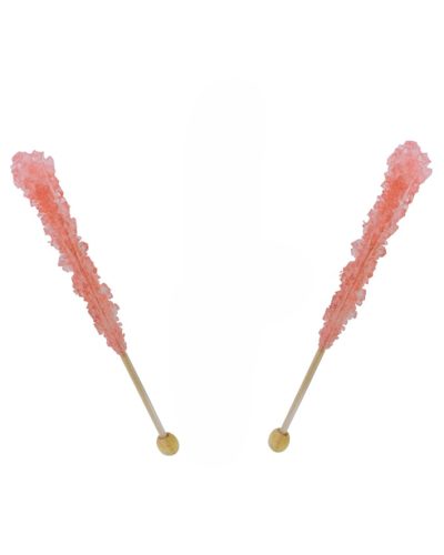 Rock Crystal Sticks Pink Lollipops 5 Pack