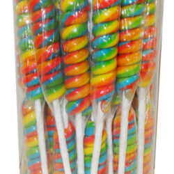 Lollipops Twist Pops Rainbow 24 Pcs