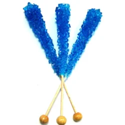 Rock Crystal Sticks Blue Lollipops 5 Pack