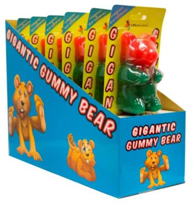 Giant Gummi Bear Lollipops 227g