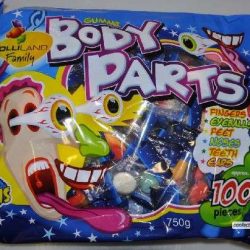 Gummi Body Parts 750g
