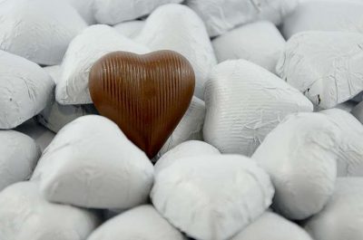 Chocolate Hearts White 500g