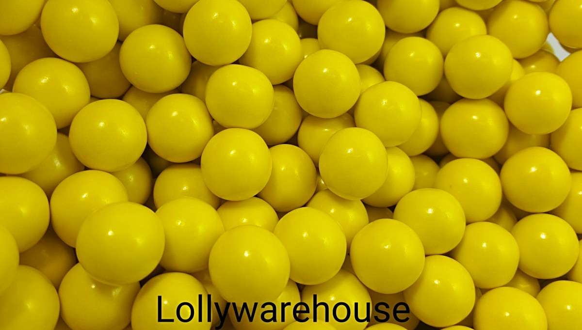 Buy Choc Balls Yellow 1kg Online Lolly Warehouse