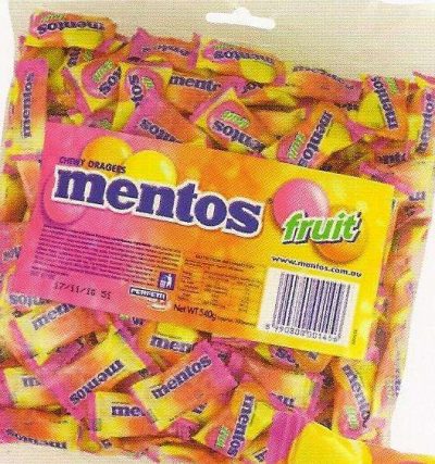 Mentos Fruit Individually Wrapped 540g