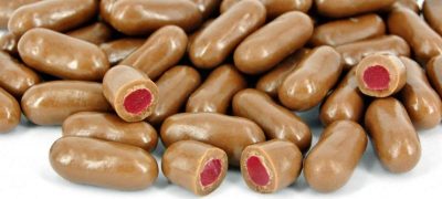 Choc Bullets Milk Raspberry Everfresh 500g