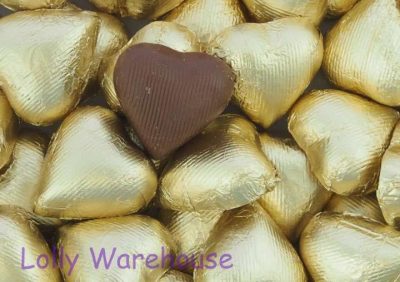 Chocolate Hearts Gold 500g