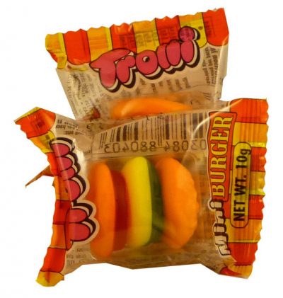 Trolli Gummi Burger Box 60 Pieces