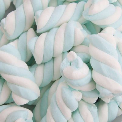 Marshmallows Blue & White Twist 1kg