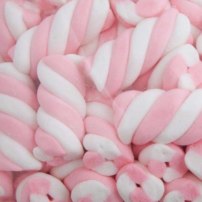 Marshmallows Pink & White Twist 1kg