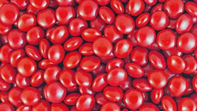 Choc Buttons Red 1kg