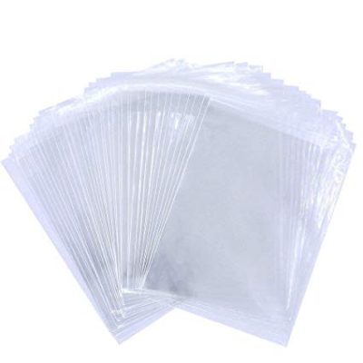 Bags Clear Plastic Self Adhesive 100 Pack