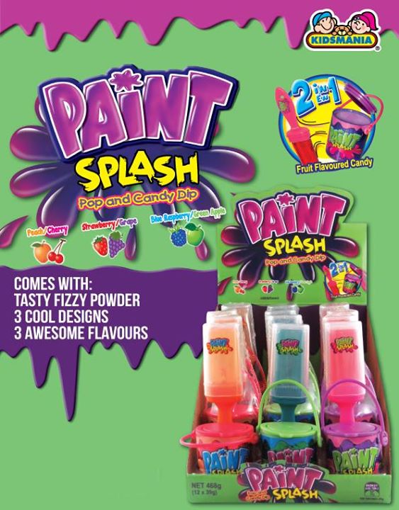 Paint Splash Dipping Lollipop 12/ Sugg Ret $2.49