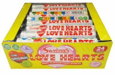 Swizzels Love Hearts Roll Carton 24 Pcs