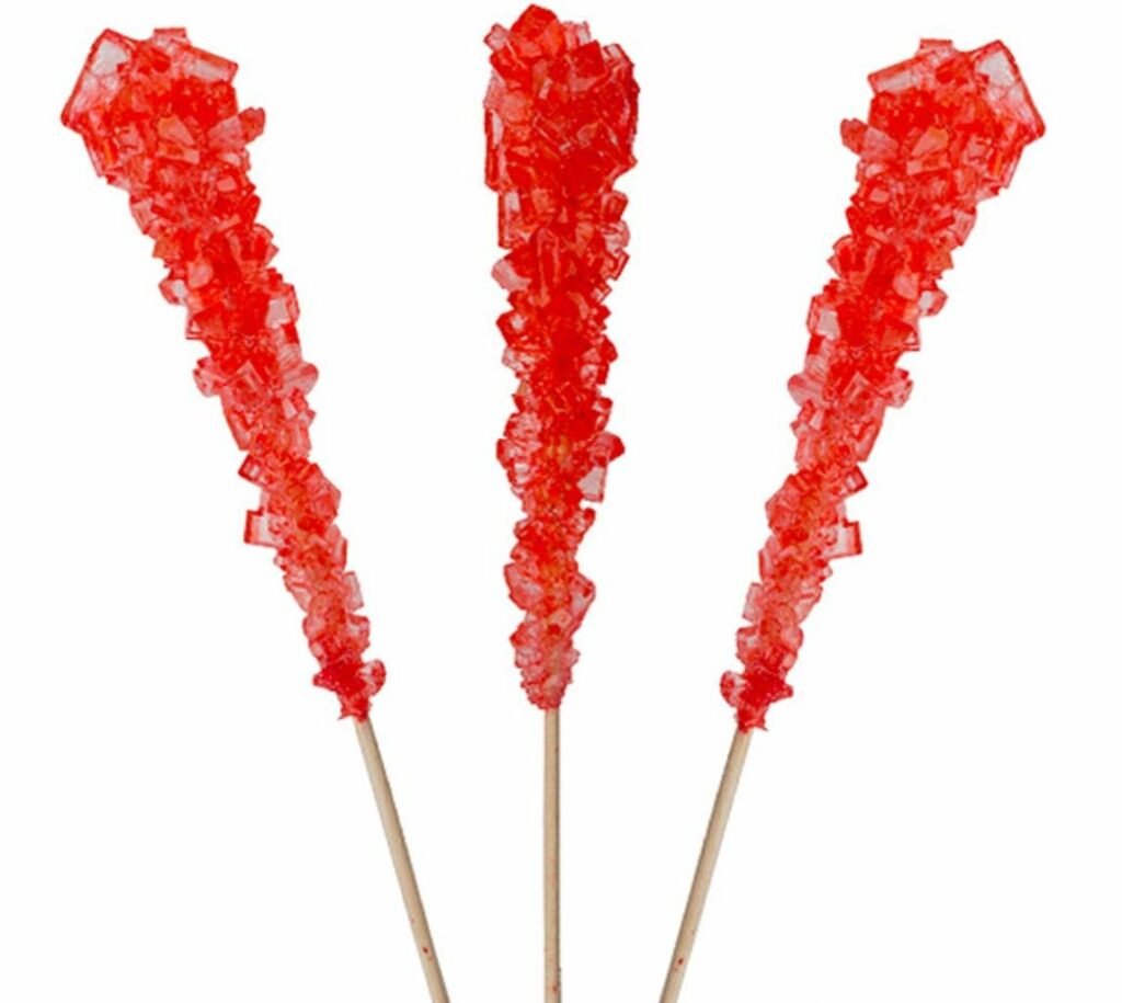 Buy Rock Crystal Sticks Red Lollipops 6 pk Online Lolly Warehouse