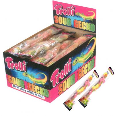 Trolli Sour Gecko 40 Pcs Ctn