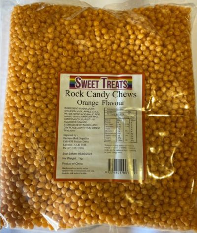 Rock Candy Chews Orange 1kg
