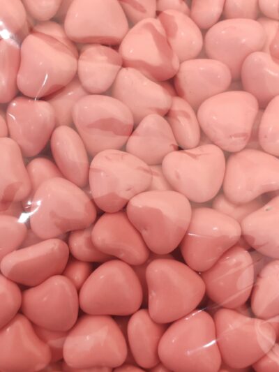 Choc Hearts Pink Large BBS 1kg