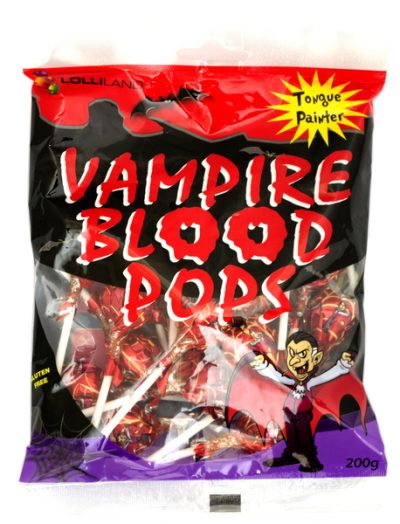 Halloween Vampire Blood Pops 200g