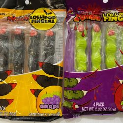 Halloween Witches/ Zombies Fingers Lollipops 8 pack