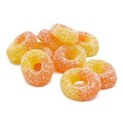 Fizzy Peach Rings Kingsway 500g