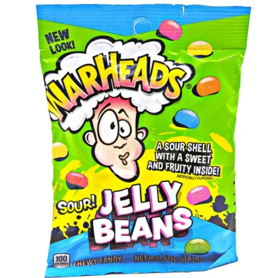 Warheads Sour Jelly Beans 150g