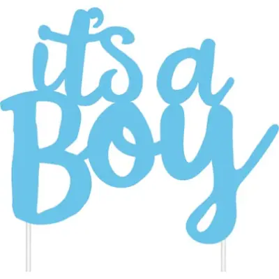 Cake Topper Its a Boy Blue