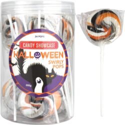 Halloween Swirly Lollipops 24 Pack