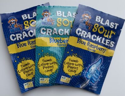Ka Bluey Blast Sour Crackles 3 Pack