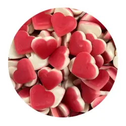 Strawberry and Cream Hearts Vegan Allseps 1kg