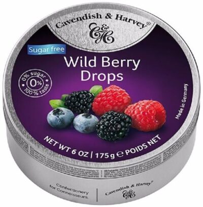 Cavendish Wild Berry Drops Sugar Free 175g