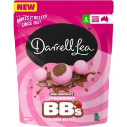 Darrell Lea Strawberry BB's 168g