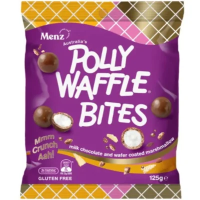 Polly Waffle Bites 125g