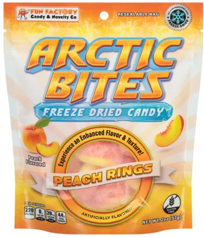Freeze Dried Peach Rings 57g