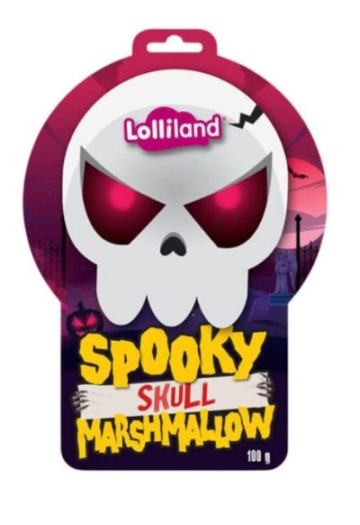 Halloween Spooky Skull Marshmallows 100g Best Before June 2025