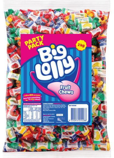 Fruit Chews Big Lolly  2kg