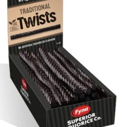 Licorice Twists Black Superior Fyna 1kg