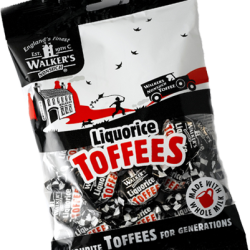 Licorice Toffee Walkers 150g