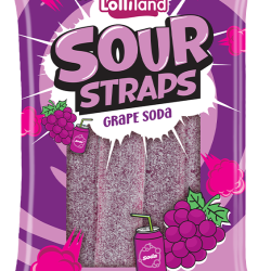 Sour Straps Grape Soda 160g