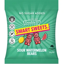 Sugar Free Double D Sour Watermelon Bears 50g